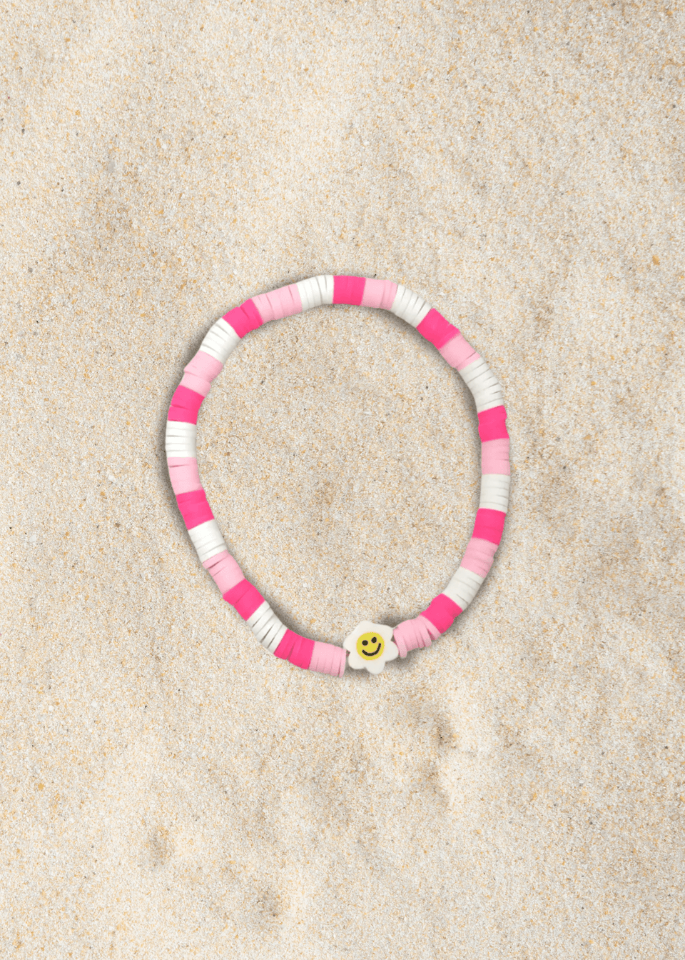 Smiling Flower Pink Bracelet